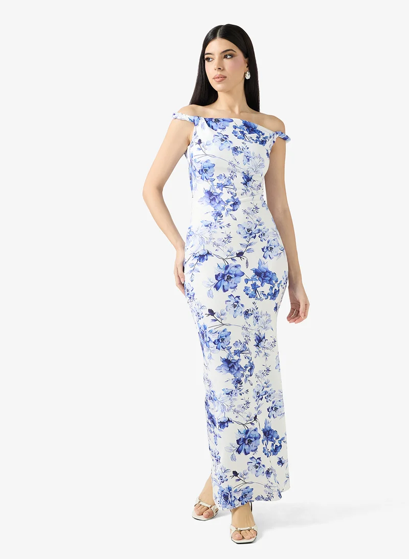 Ella  One Shoulder Floral Dress for Women | Best Price UAE